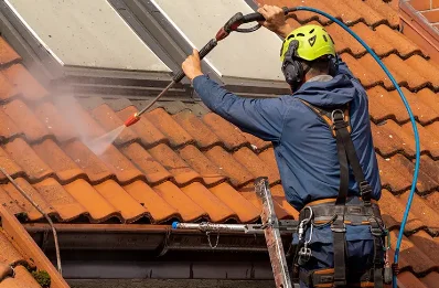Démoussage et hydrofuge de toiture à Gaudent